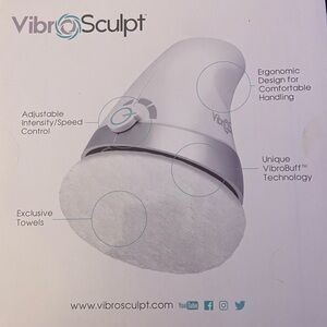 White Handheld Massager